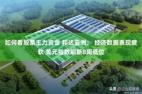 如何看股票主力资金 邦达亚洲： 经济数据表现疲软 美元指数刷新8周低位